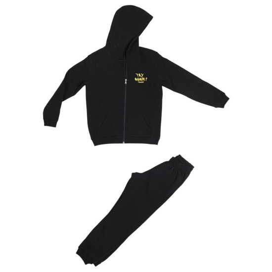 Target Παιδικές φόρμες σετ Back Print Hoodie & Cuffed Fleece Pants ''Game Over''